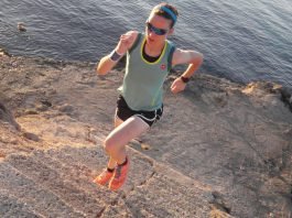 Running up steps
